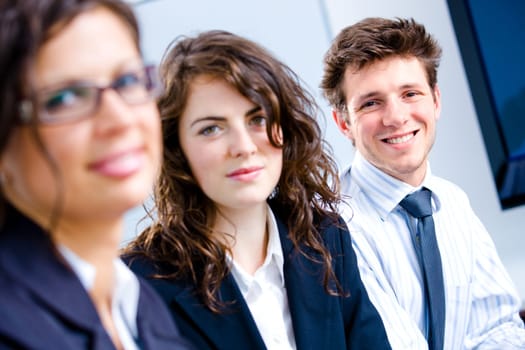 Happy business team