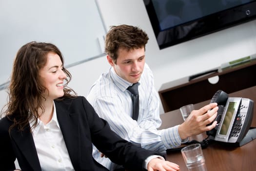 Business conference call