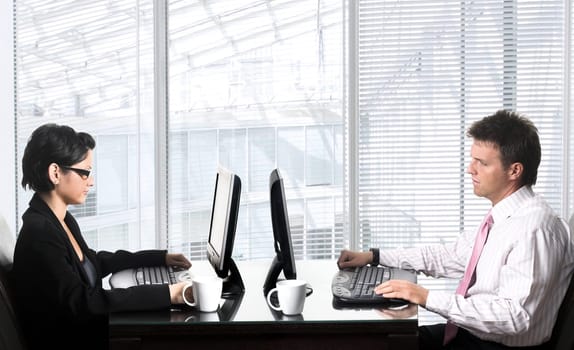 Office workers