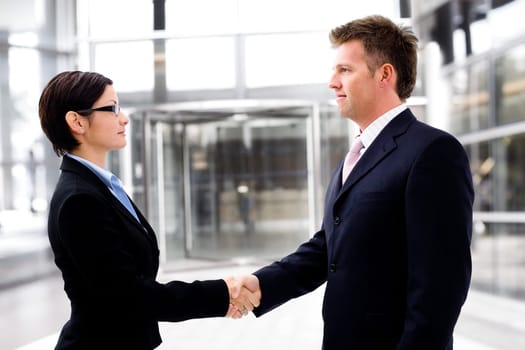 Business handshake
