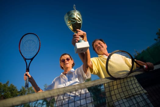 Active senior couple win