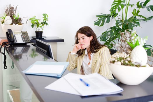 Office receptionist