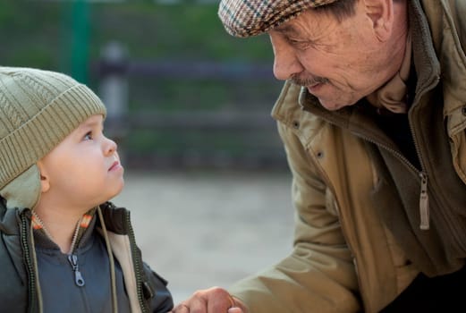 Grandpa and grandson