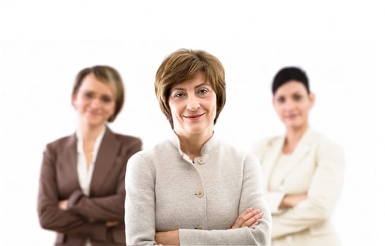 Businessteam isolated
