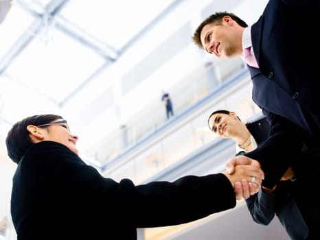 Business handshake