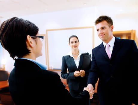 Business handshake