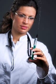 Shooting an injection