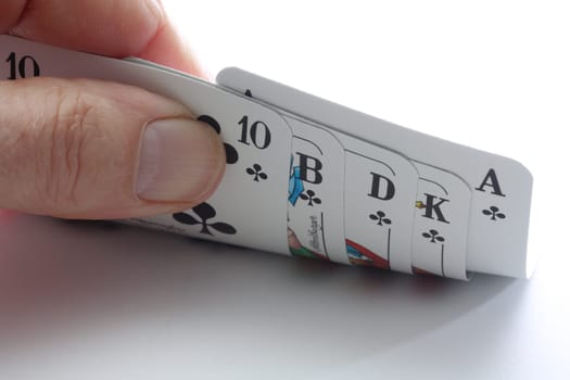 to look at the cards