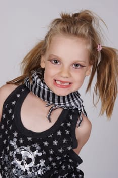 (girl child or girl teenager or girl baby) without shoes isolated