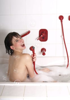 Karaoke in the bathroom