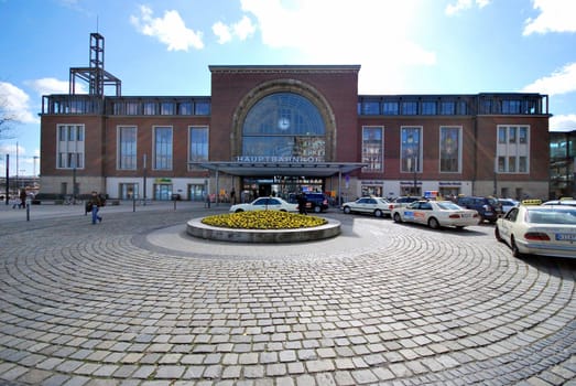 Main train station in Kiel