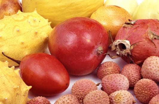Tropical fruit and vegetables