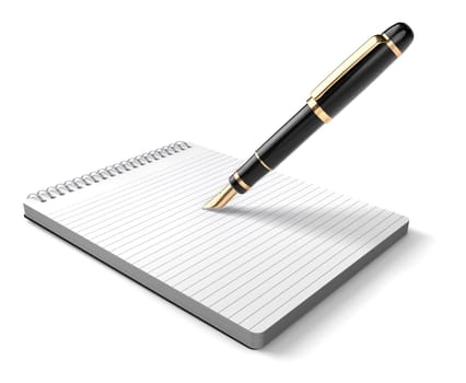 Note Pad and Pen