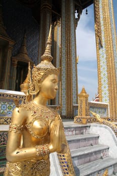 Statue in a Bangkok temple - Thailand