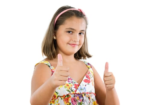 Girl saying ok