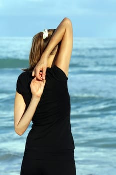 Fitness on the beach