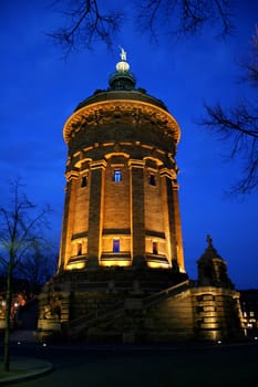 Water Tower - Landmark of Mannheim