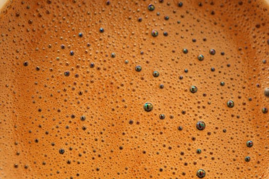 greek coffee bubbles