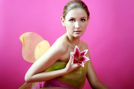Fairy with lily