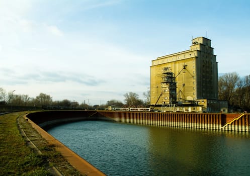 Waterfront warehouse