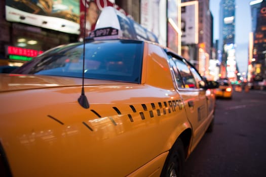 Taxi am Times Square