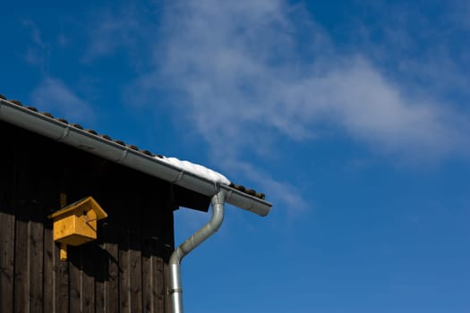 Birdhouse on wall