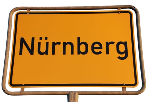 Nuremberg Bavaria Town Sign Sign