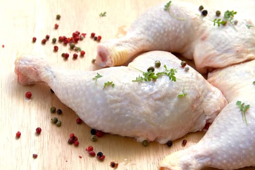 Chicken thighs,ready to cook