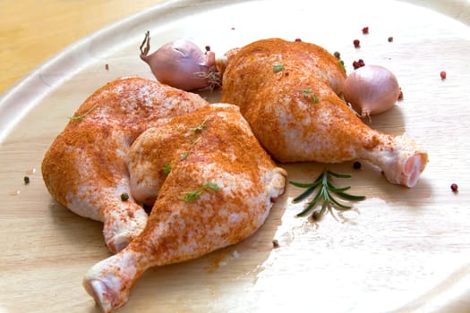 Chicken thighs,ready to cook