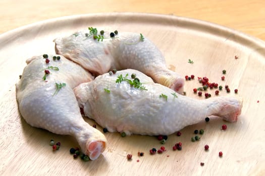 Chicken thighs,ready to cook