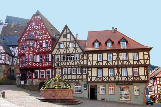 Easter fountain at the Schnatterloch