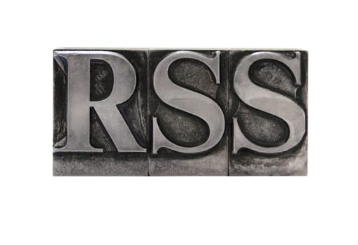 RSS in old metal type