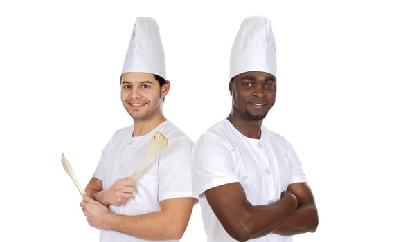Team of two chefs
