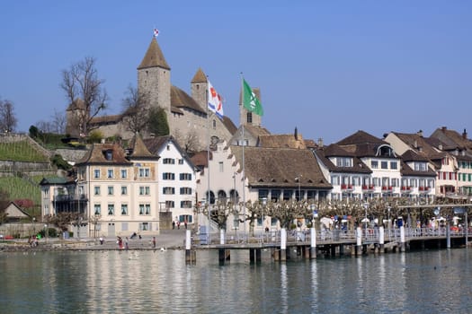 City of Rapperswil in Switzerland