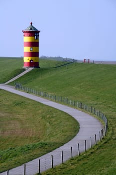 old lighthouse near Krummhörn-Pilsum