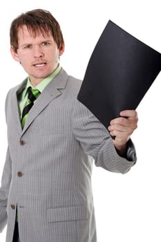 Angry businessman
