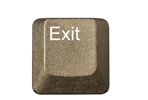 computer key in a keyboard with letter, number and symbols