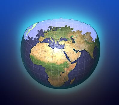 Puzzle Globe
