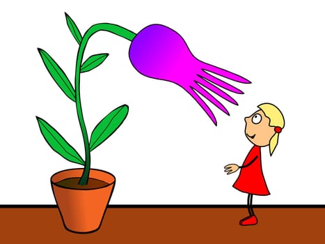 cultivation of flowers