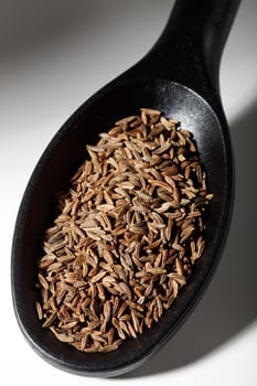 Caraway on spoon shadow
