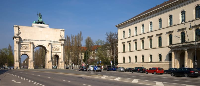 At Munich's Victory Gate