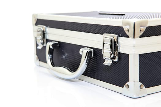 black briefcase