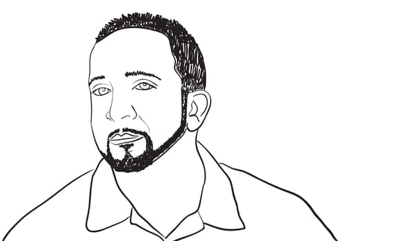 Cool Guy Sketch
