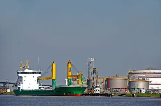 Tanker in Kiel Canal