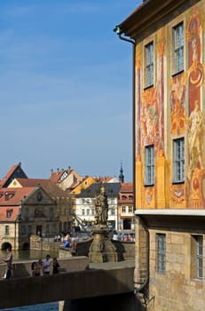 At the Bamberg Town Hall