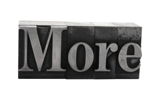 more in old metal type