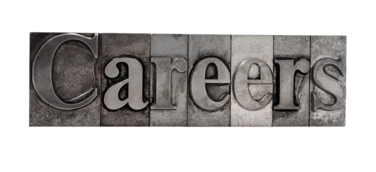 careers in old metal type