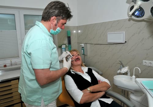 At the dentist