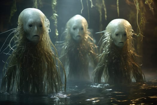 Delve into the realm of fantasy and witness the mesmerizing presence of elusive water elementals.