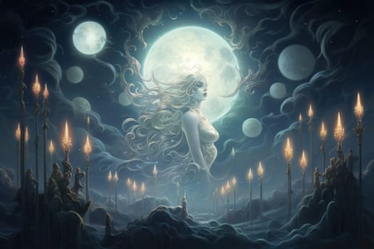 Enter the realm of fantasy and behold the enchanting presence of ethereal moonlight sprites.